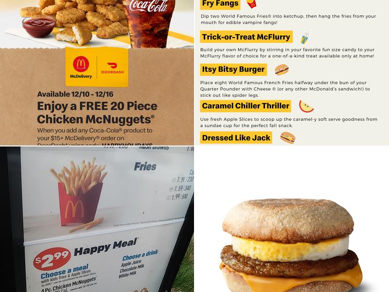 McDonald's Menu