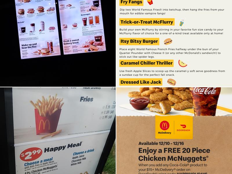 McDonald's Menu