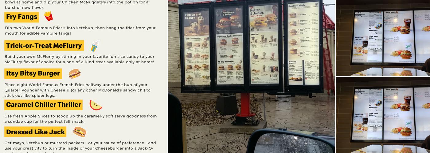 McDonald's Menu