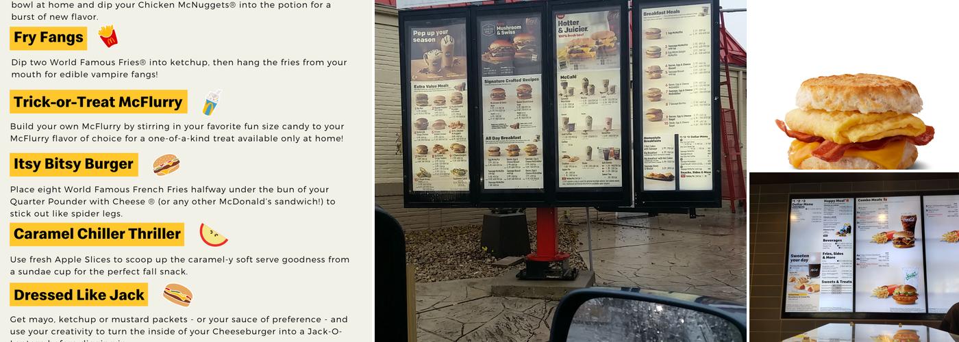 McDonald's Menu
