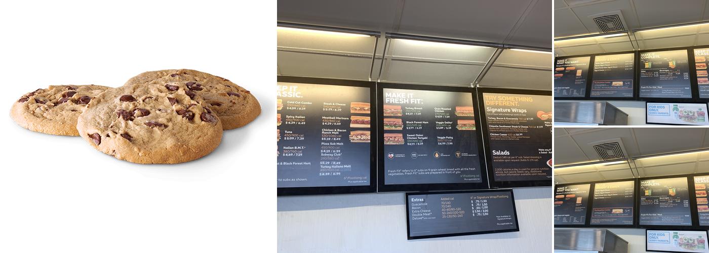 Subway Menu
