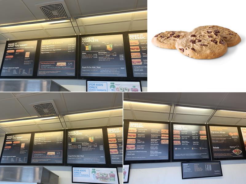 Subway Menu
