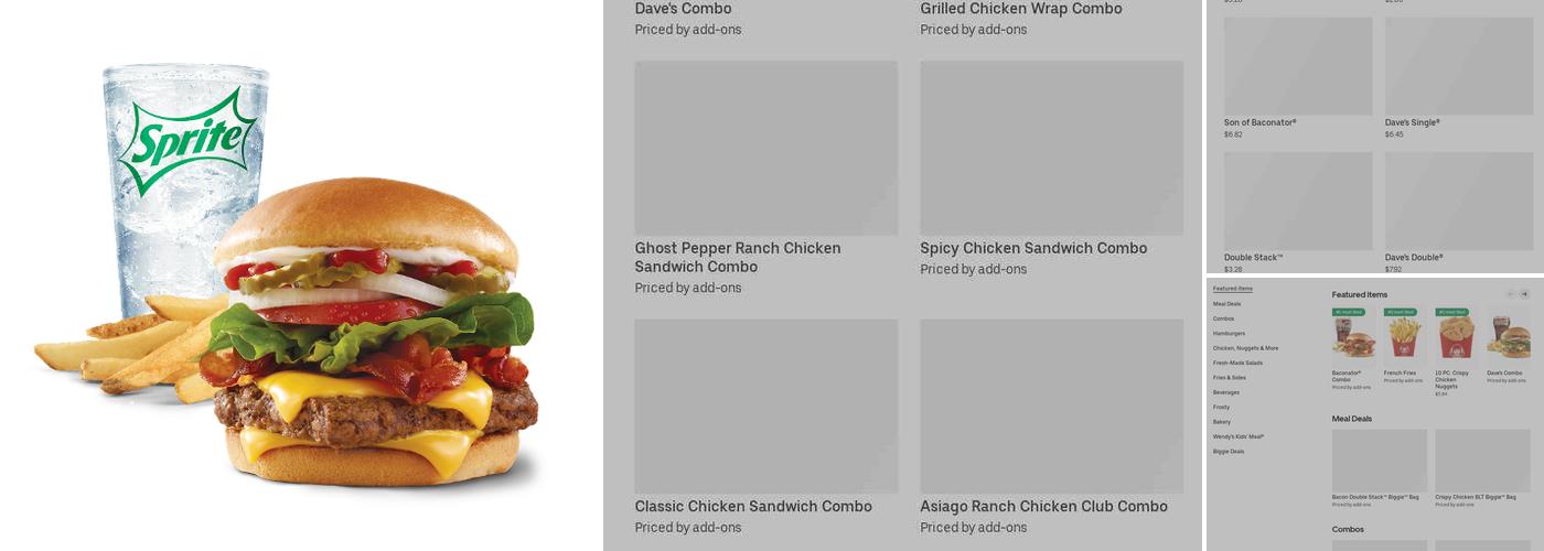 Wendy's Menu