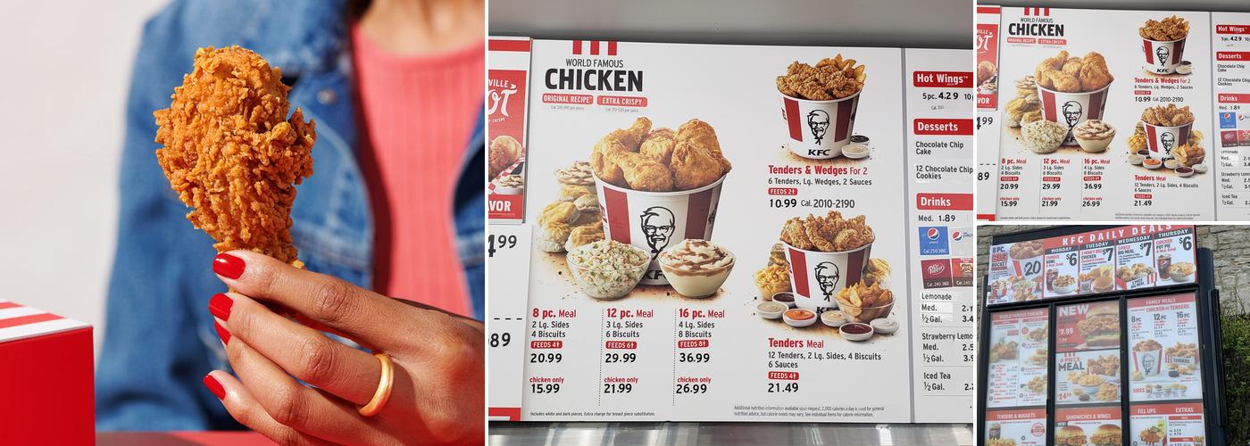 KFC Menu
