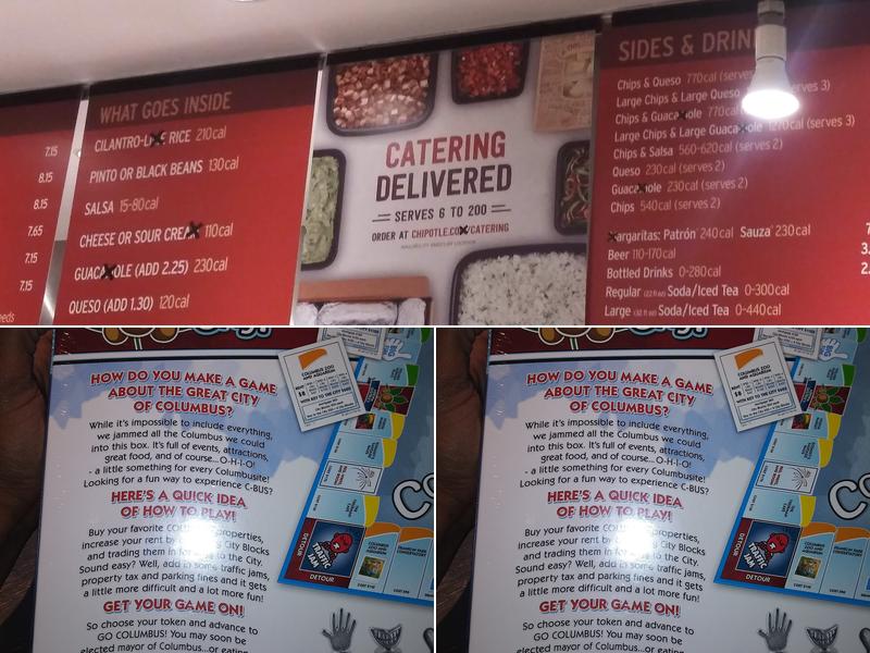 Chipotle Mexican Grill Menu