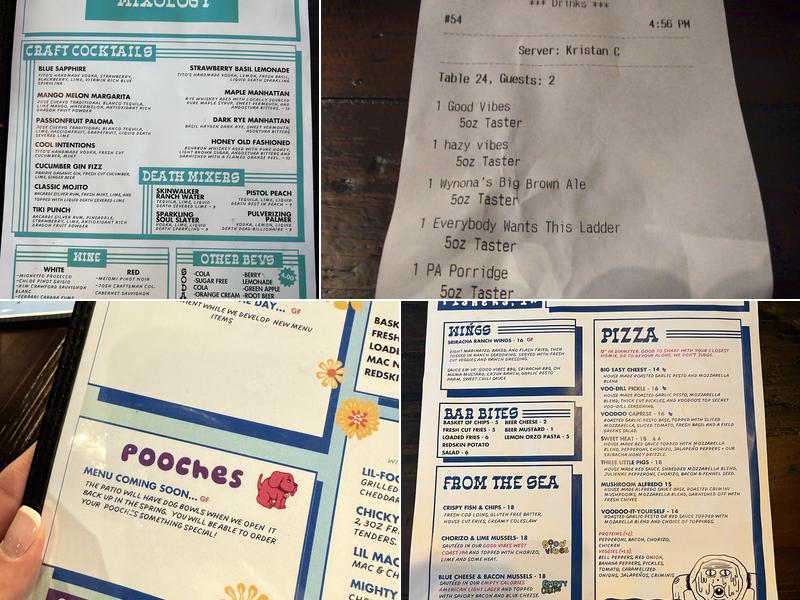 Voodoo Brewing Co. - Fishers Menu