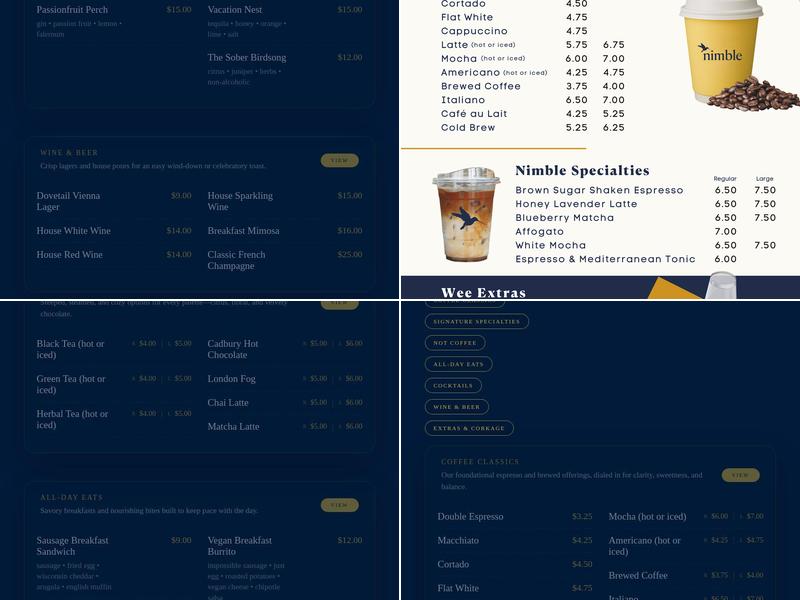 Nimble Menu