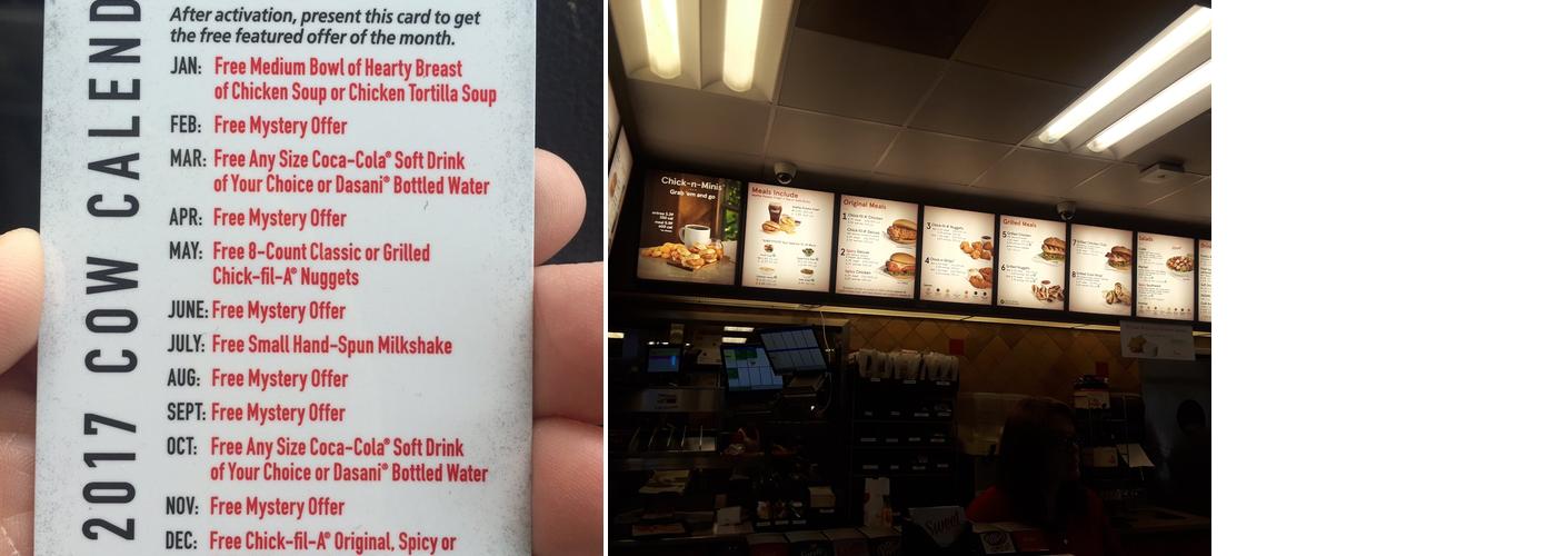 Chick-fil-A Menu