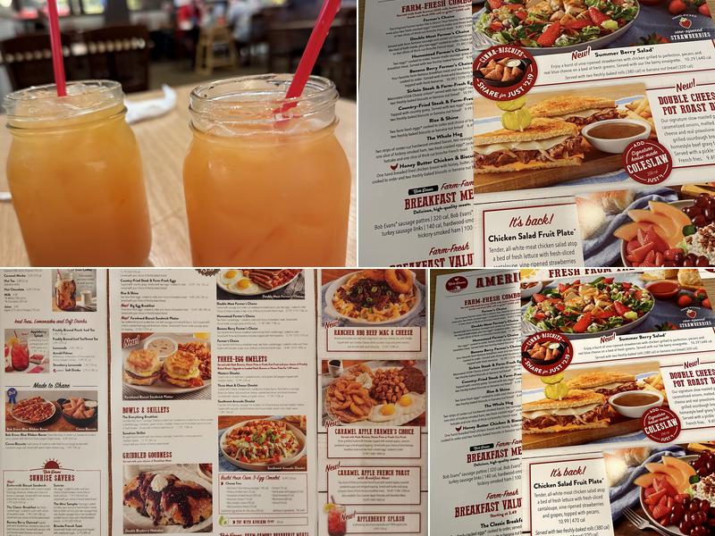 Bob Evans Menu