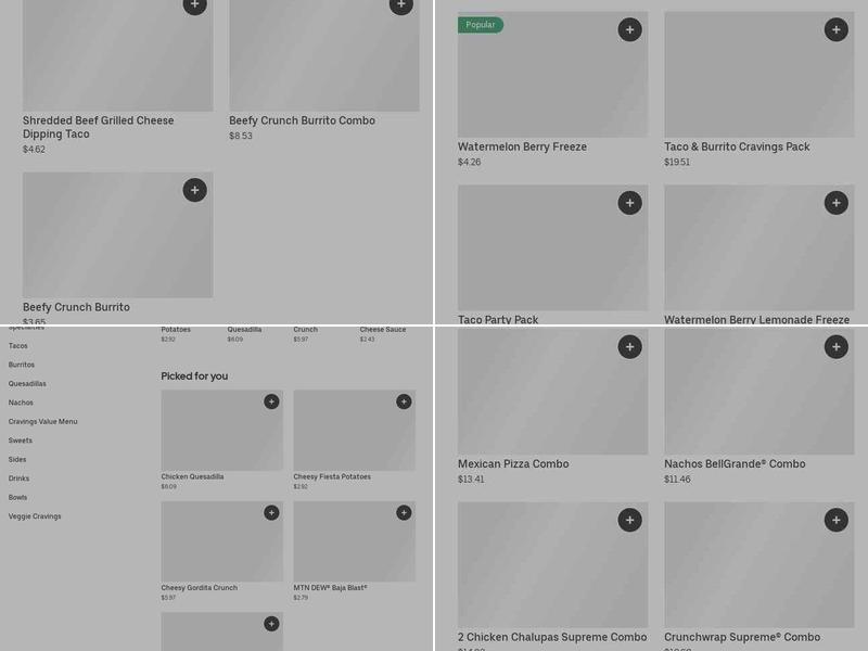 Taco Bell Menu