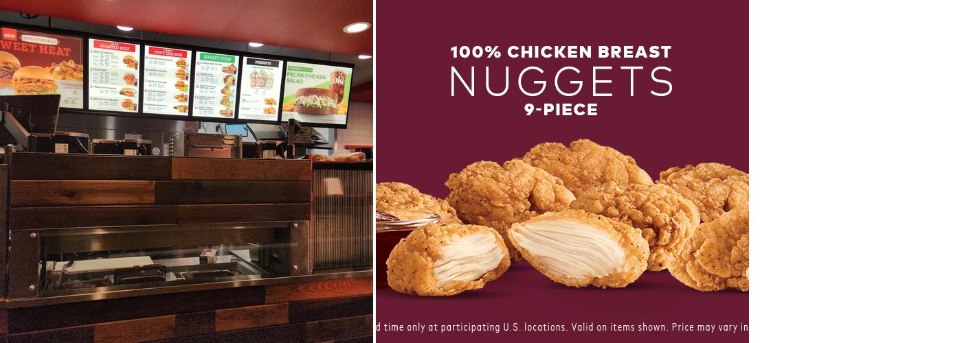 Arby's Menu