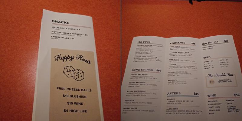 Double Fun Menu