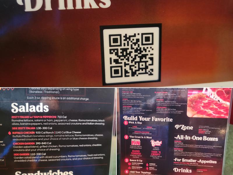 Pizza Hut Menu