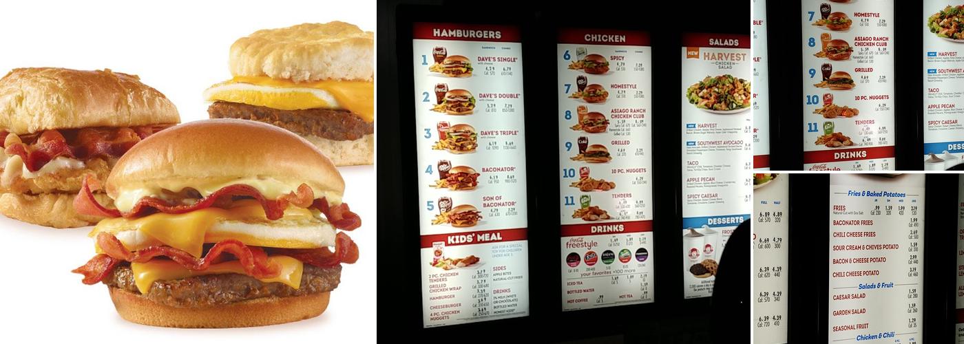 Wendy's Menu