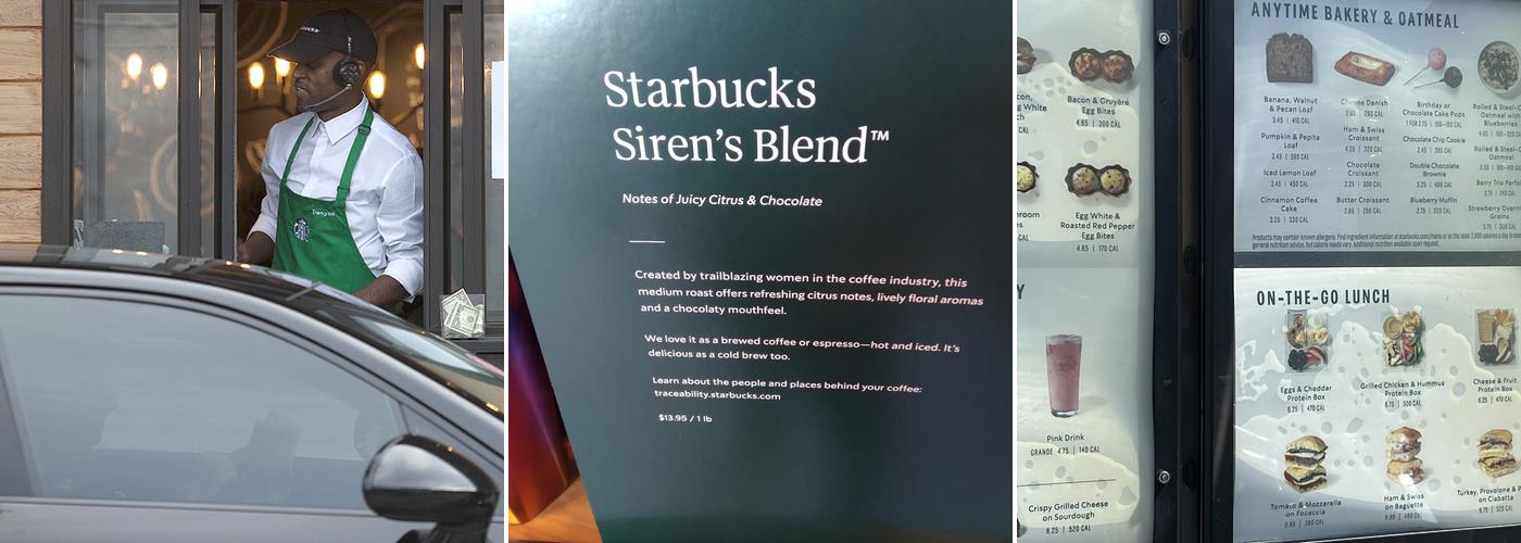 Starbucks Menu