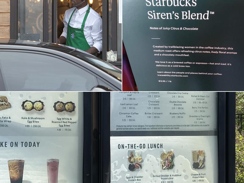 Starbucks Menu
