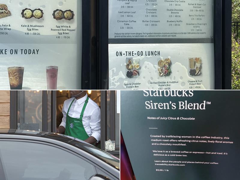 Starbucks Menu