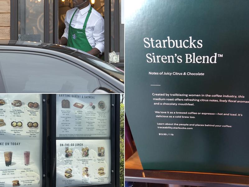 Starbucks Menu