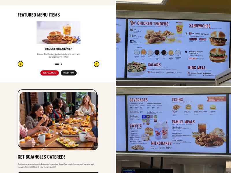 Bojangles Menu