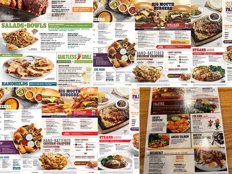 Chili's Grill & Bar Menu