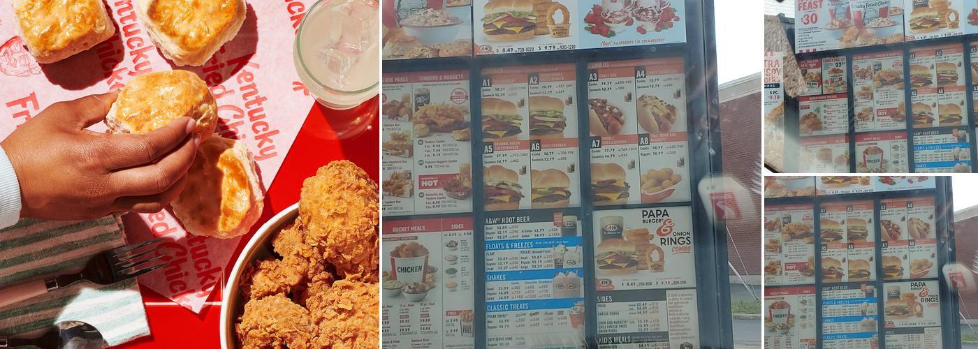 KFC Menu