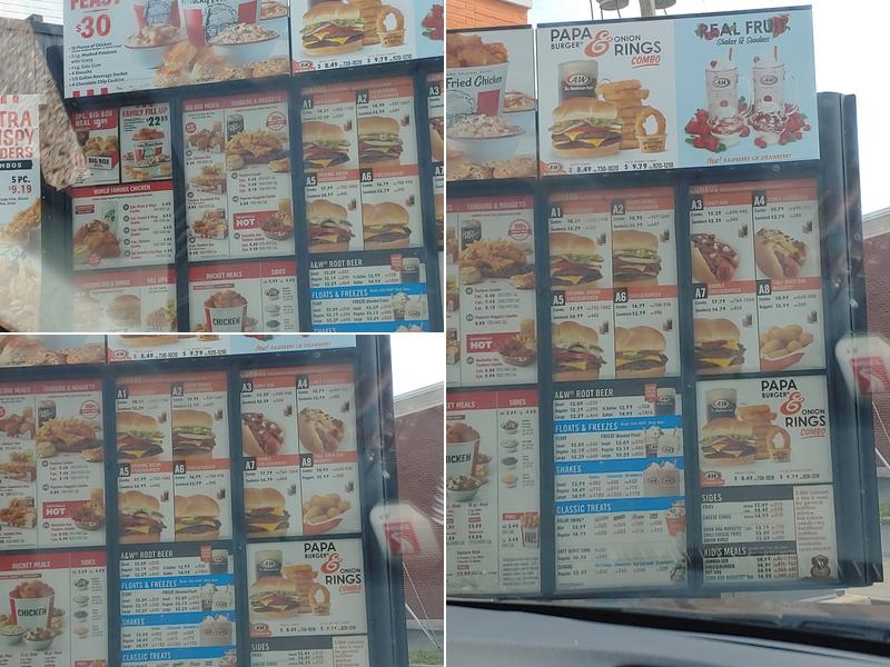 KFC Menu
