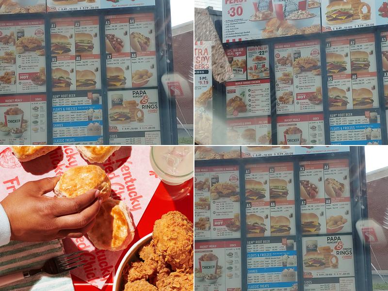 KFC Menu