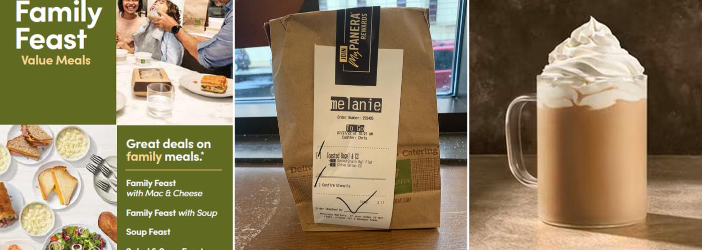 Panera Bread Menu