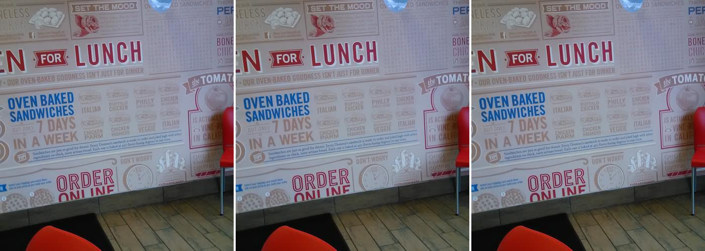Domino's Pizza Menu