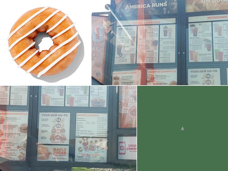 Dunkin' Menu