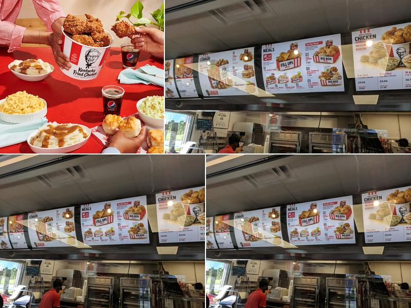 KFC Menu
