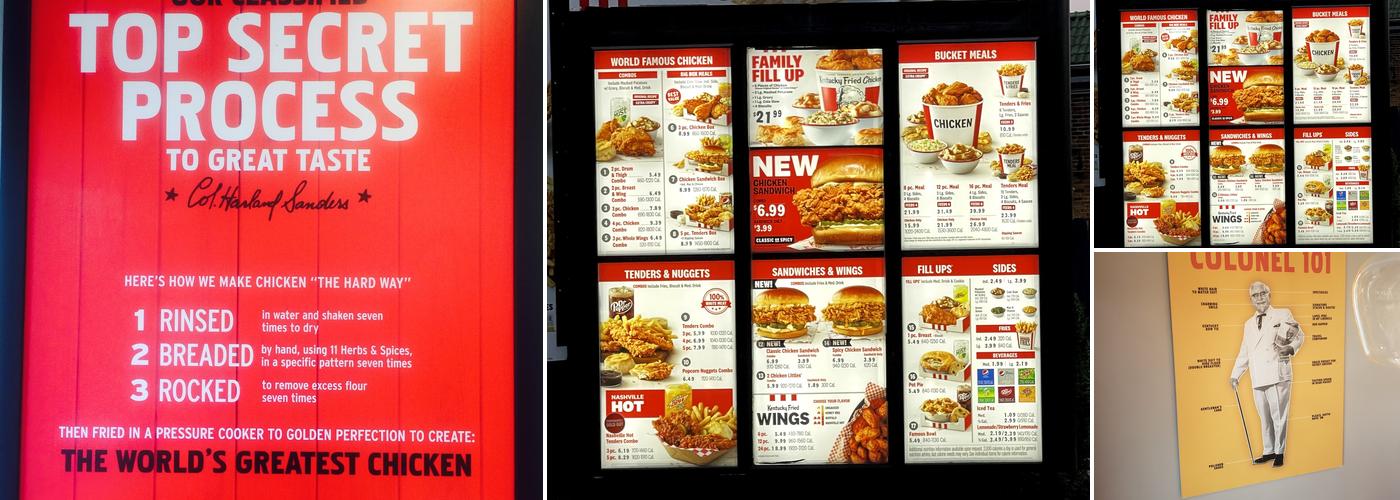 KFC Menu
