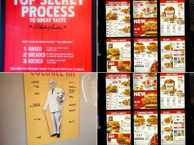 KFC Menu