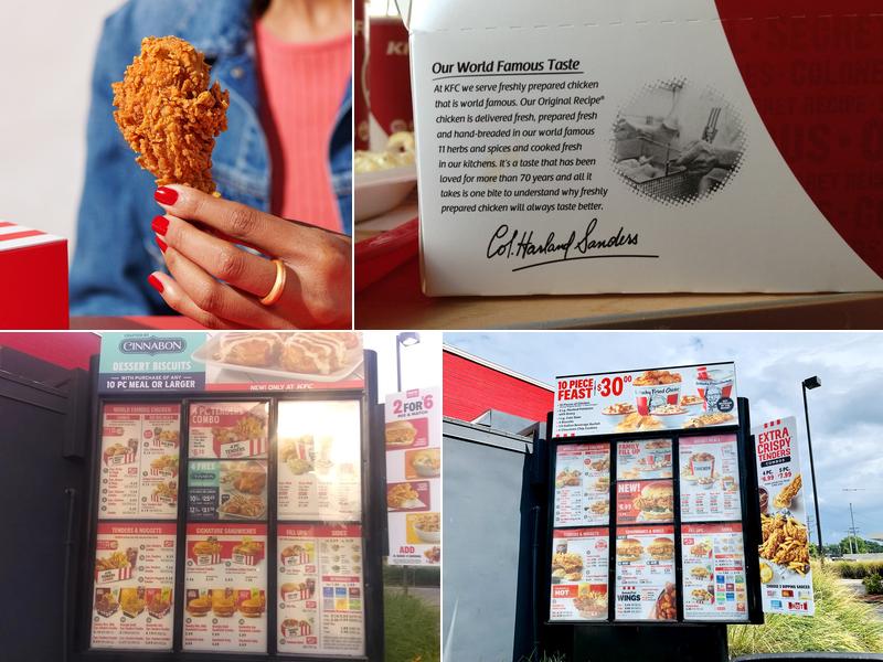 KFC Menu