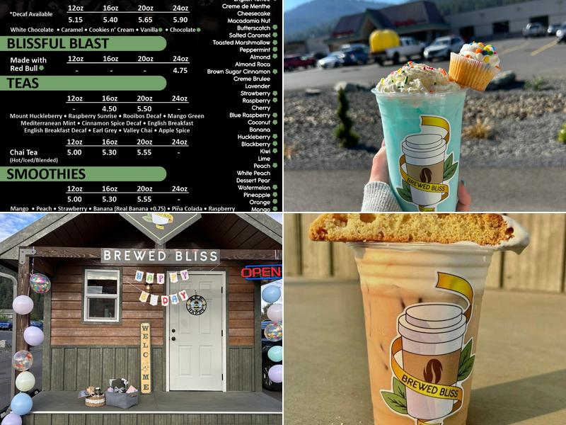 Brewed Bliss 13036 US-12, Orofino