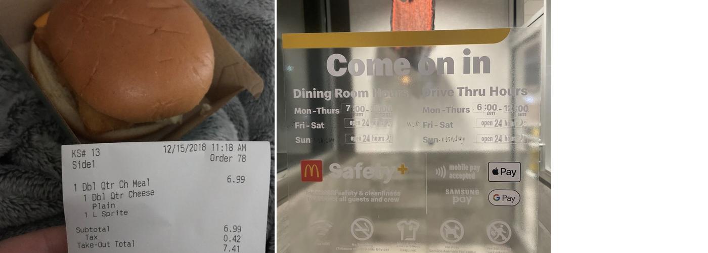 McDonald's Menu