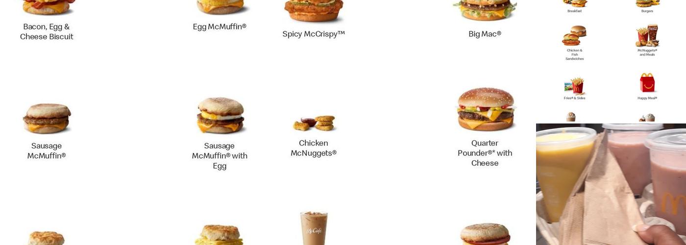 McDonald's Menu