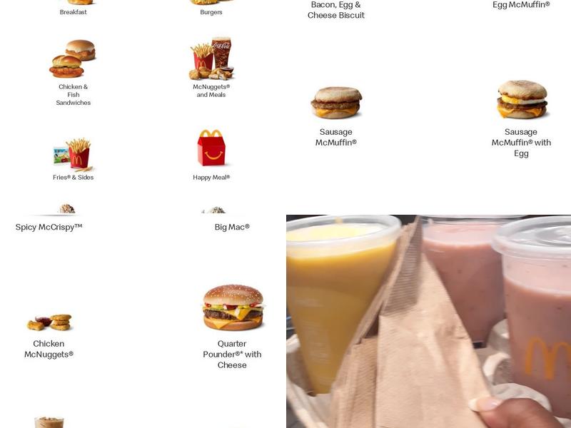McDonald's Menu