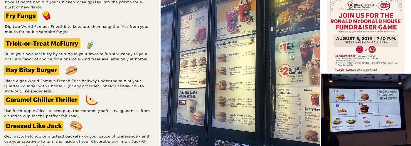 McDonald's Menu