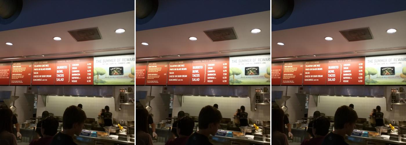 Chipotle Mexican Grill Menu