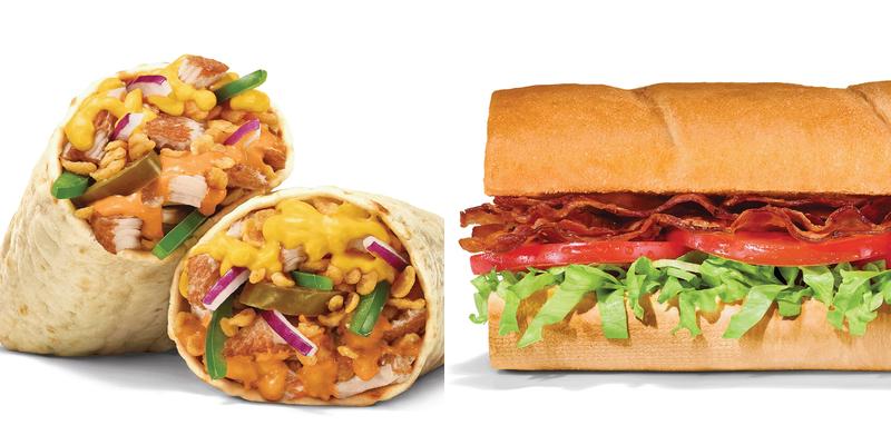 Subway Menu