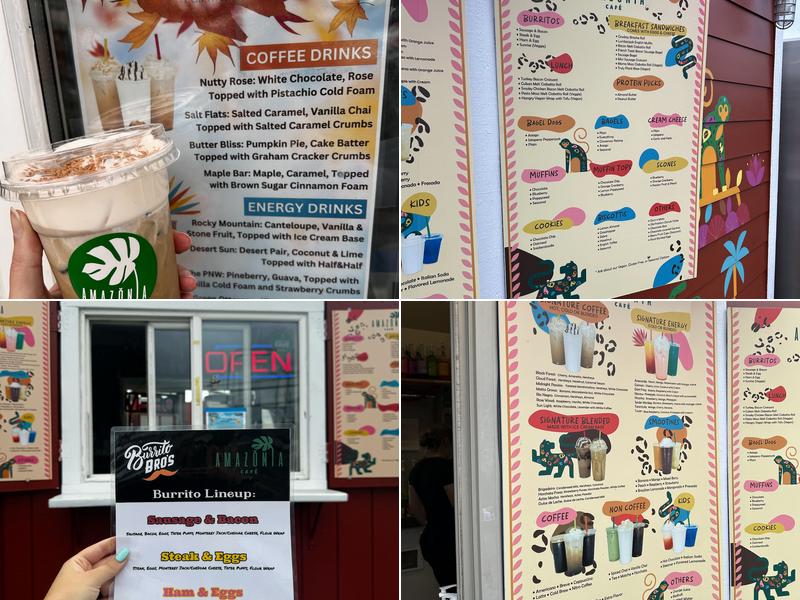 Amazonia Cafe-Fremont Menu