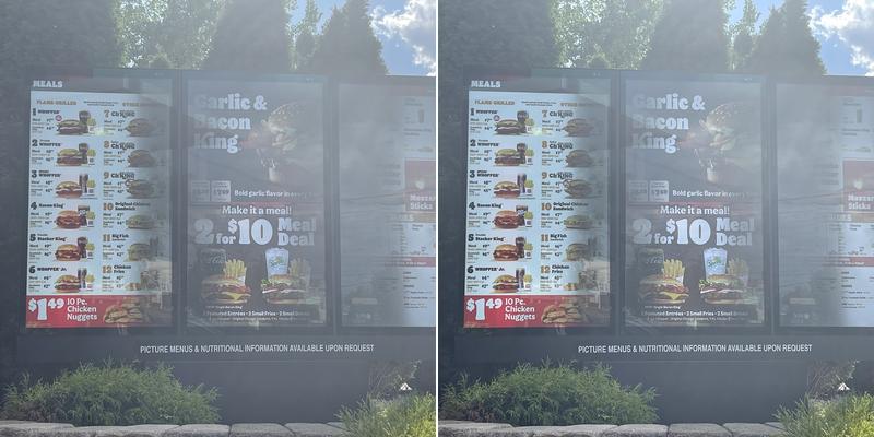Burger King Menu
