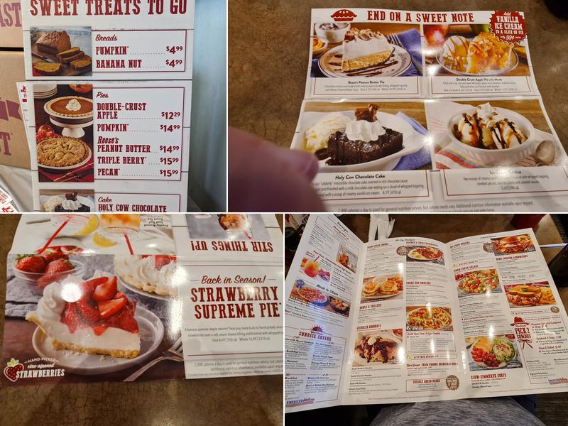 Bob Evans Menu