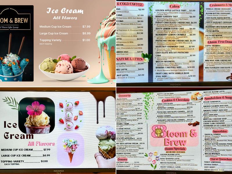 Bloom & Brew Menu