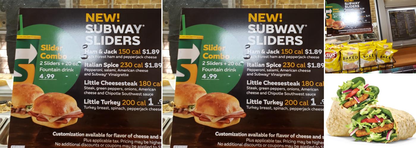 Subway Menu
