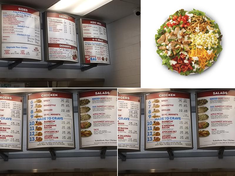 Wendy's Menu