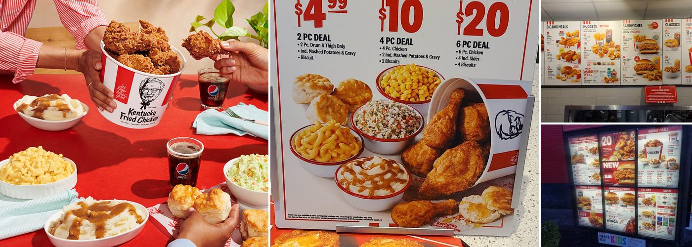 KFC Menu