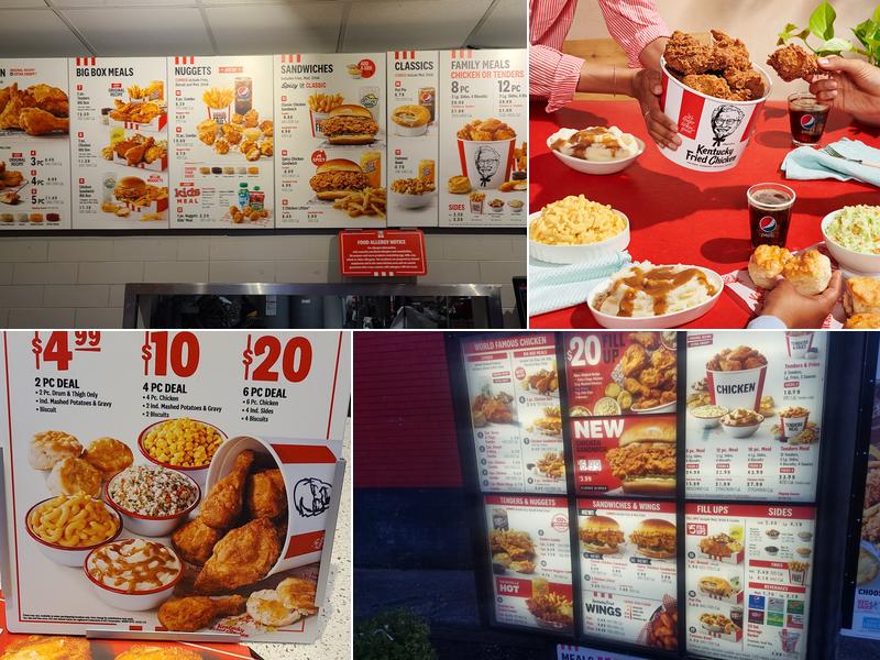 KFC Menu