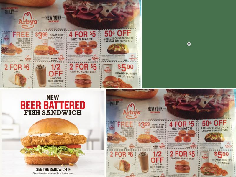 Arby's Menu